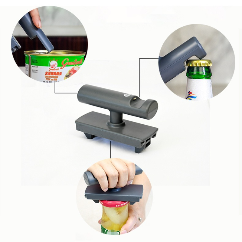 Multi-Function Jar Opener, Adjustable Non-Slip Lid Opener for 20mm-100mm Caps, ABS & Stainless Steel, Easy to V1265-AU-217-HUI