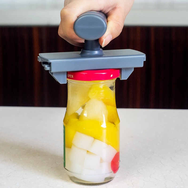 Multi-Function Jar Opener, Adjustable Non-Slip Lid Opener for 20mm-100mm Caps, ABS & Stainless Steel, Easy to V1265-AU-217-LAN