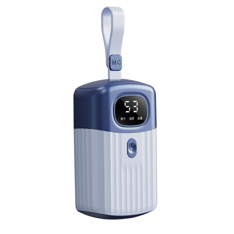 Portable Smart Clothes Dryer, 3-Temperature-Setting UV Sterilizing Mini Dryer, Foldable Hanging Dryer for V1265-AU-219-LAN