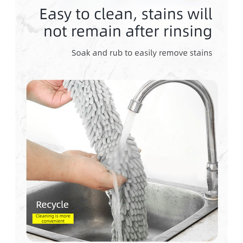 Chenille Duster, Highly Absorbent & Dust-Trapping Cleaning Brush, Reusable for Home, High Places, Crevices, V1265-AU-224-FEN-2