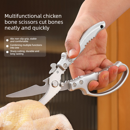 2-Pack Kitchen Scissors Set, Heavy Duty Chicken Bone Shears & Detachable Kitchen Shears, 3Cr13 Stainless V1265-AU-226-Y-BAI