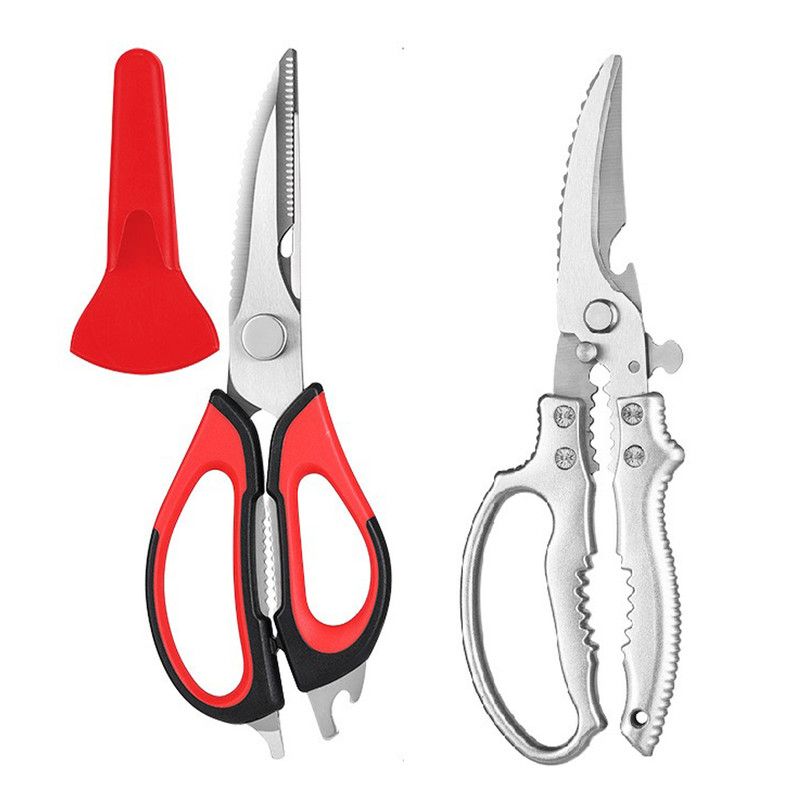 2-Pack Kitchen Scissors Set, Heavy-Duty Chicken Bone Shears & Detachable Kitchen Shears, 3Cr13 Stainless V1265-AU-226-Y-HONG