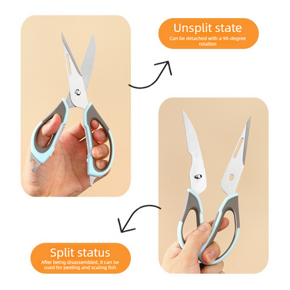 2-Pack Kitchen Scissors Set, Heavy-Duty Chicken Bone Shears & Detachable Kitchen Shears, 3Cr13 Stainless V1265-AU-226-Y-LAN