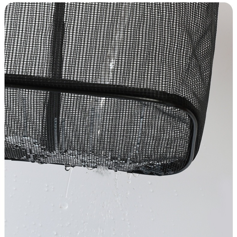 2-Pack Mesh Shower Caddy, Large Capacity Portable Travel Toiletry Bag with Quick-Drain Bottom - Gray V1265-AU-228-HUI-2