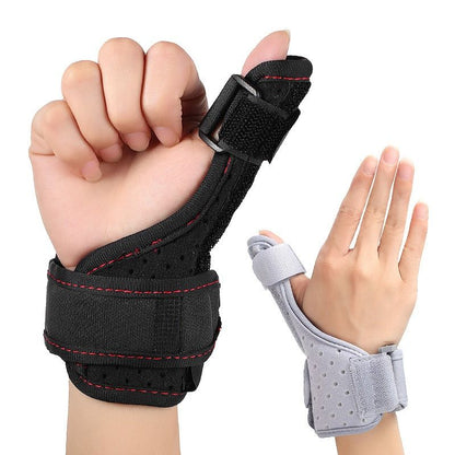 Thumb Support Brace, Adjustable Wrist & Thumb Stabilizer, Breathable Protector for Tendonitis-Black V1265-AU-235-HEI