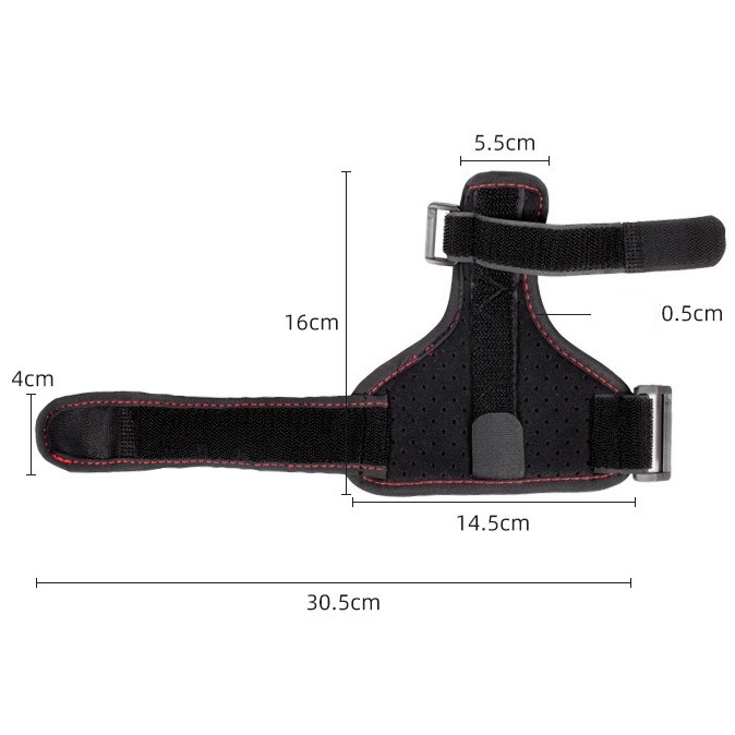 Thumb Support Brace, Adjustable Wrist & Thumb Stabilizer, Breathable Protector for Tendonitis-Black V1265-AU-235-HEI