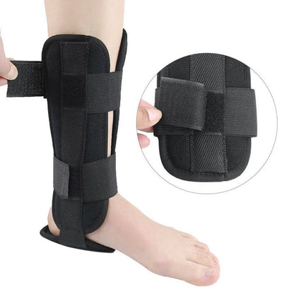 Adjustable Ankle Brace, Breathable Stabilizer Splint for Sprain Recovery & Sports Protection - Black L V1265-AU-236-HEI-L