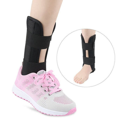 Adjustable Ankle Brace, Breathable Stabilizer Splint for Sprain Recovery & Sports Protection - Black L V1265-AU-236-HEI-L