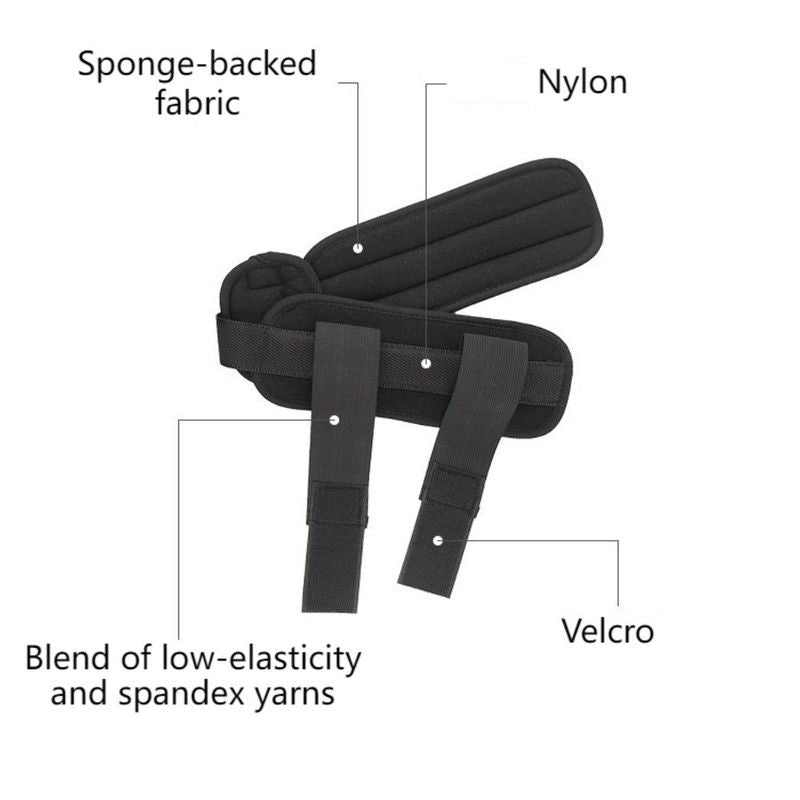 Adjustable Ankle Brace, Breathable Stabilizer Splint for Sprain Recovery & Sports Protection - Black M V1265-AU-236-HEI-M