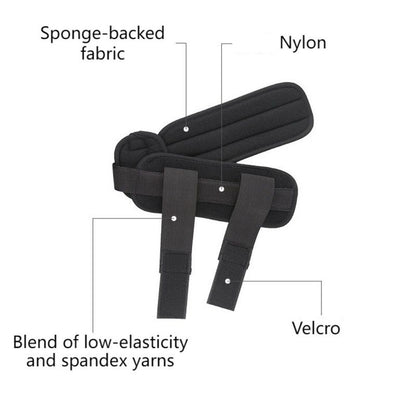 Adjustable Ankle Brace, Breathable Stabilizer Splint for Sprain Recovery & Sports Protection - Black M V1265-AU-236-HEI-M
