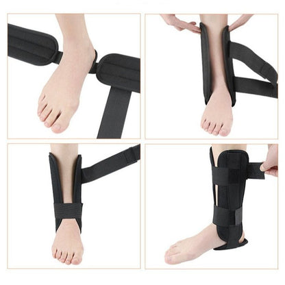 Adjustable Ankle Brace, Breathable Stabilizer Splint for Sprain Recovery & Sports Protection - Black M V1265-AU-236-HEI-M