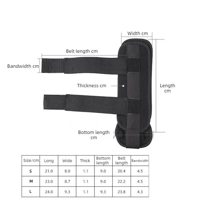 Adjustable Ankle Brace, Breathable Stabilizer Splint for Sprain Recovery & Sports Protection - Black M V1265-AU-236-HEI-M