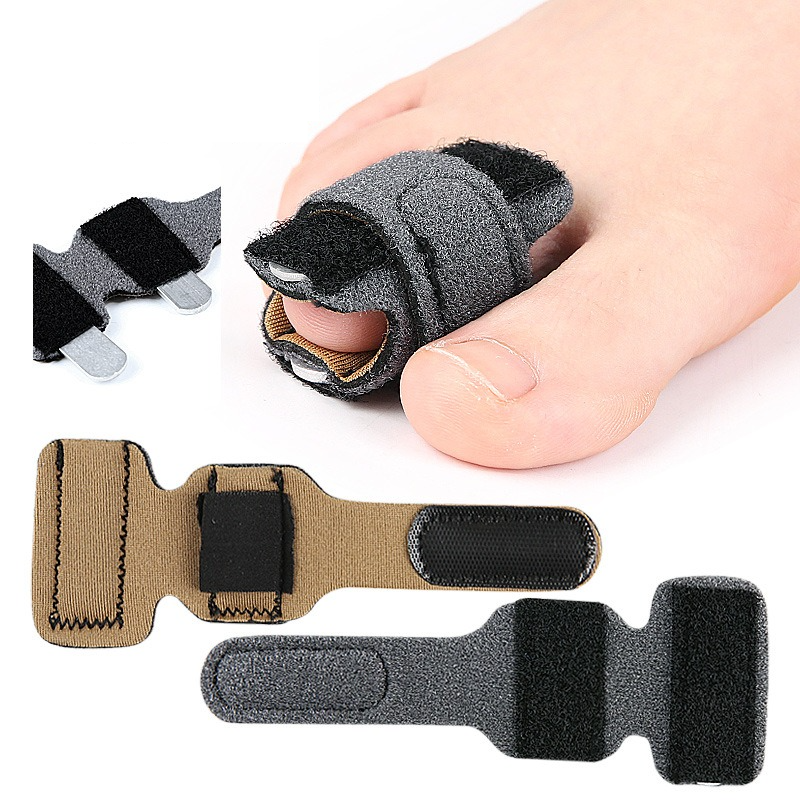 Adjustable Toe Splint Wraps, Hammer Toe Corrector for Curled/Claw Toes, Aluminum Brace Support for Daily Wear V1265-AU-238-2