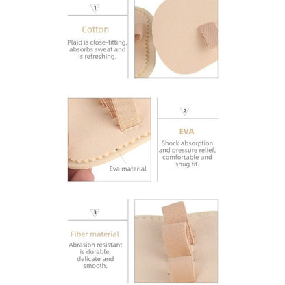 3-Hole Toe Corrector Pads, Bunion & Overlapping Toe Straightener, Hammer Toe EVA Cushion Inserts (1 Pair) V1265-AU-239-2