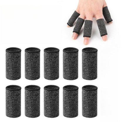 10PCS Elastic Compression Finger Sleeves, Breathable Support Protectors for Sports & Daily Use-L V1265-AU-240-L-10