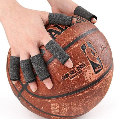 10PCS Elastic Compression Finger Sleeves, Breathable Support Protectors for Sports & Daily Use-L V1265-AU-240-L-10