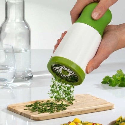 Handheld Herb Mill Grinder, Manual Parsley Cilantro Garlic Spice Shredder for Kitchen V1265-AU-248-LV