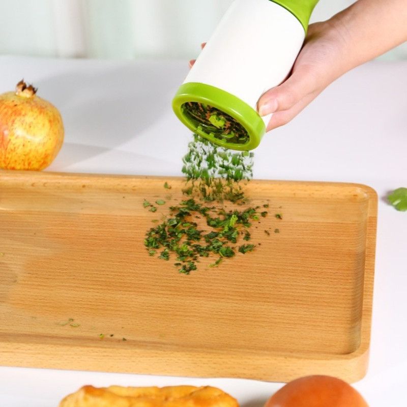 Handheld Herb Mill Grinder, Manual Parsley Cilantro Garlic Spice Shredder for Kitchen V1265-AU-248-LV