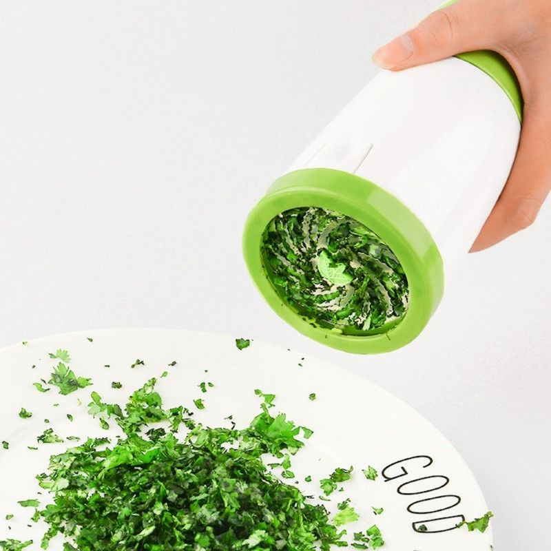 Handheld Herb Mill Grinder, Manual Parsley Cilantro Garlic Spice Shredder for Kitchen V1265-AU-248-LV