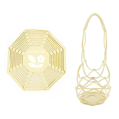 2-in-1 Transformable Silicone Coaster Carrier, Foldable Reusable Wine, Milk Tea, and Beverage Carry Bag & V1265-AU-254-HUANG