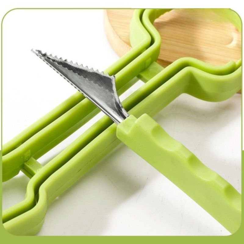 3-in-1 Stainless Steel Fruit Carving Scoop, Multi-Function Melon Seed Remover Kitchen Tool V1265-AU-261-LV