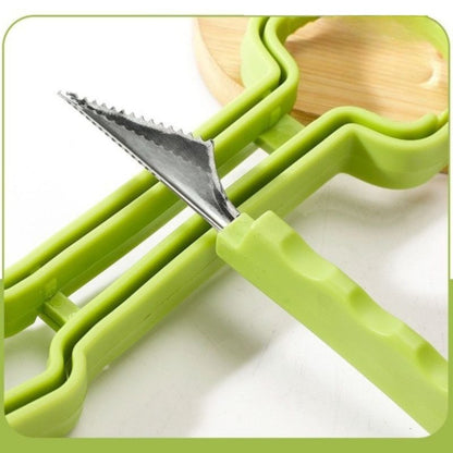 3-in-1 Stainless Steel Fruit Carving Scoop, Multi-Function Melon Seed Remover Kitchen Tool V1265-AU-261-LV