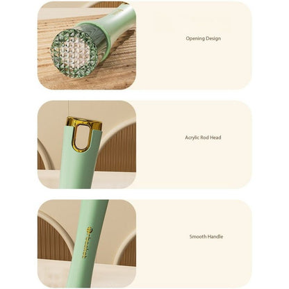 Ice Muddler, Fruit Crushing Muddler for Homemade Milk Tea & Lemon Drinks—Yellow