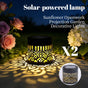 Solar-Powered Wrought Iron Mandala Pattern Openwork Projection Light, Courtyard and Garden Mood Light, V1265-AU-MANTUOLUO-2