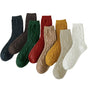 4-pair pack of mixed color socks, women's fall/winter socks, comfortable, soft and warm house socks. V1265-BY-170