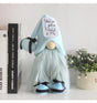 1pc Plush standing gnome doll - faceless old man figurine, festive tabletop ornament and gift.Friendship V1265-CH-08