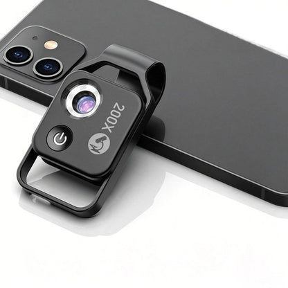 HD 200x Portable Microscope Lens for Smartphones - Kids Educational Science Toy, Biological Experiment Tool V1265-DZSB-05