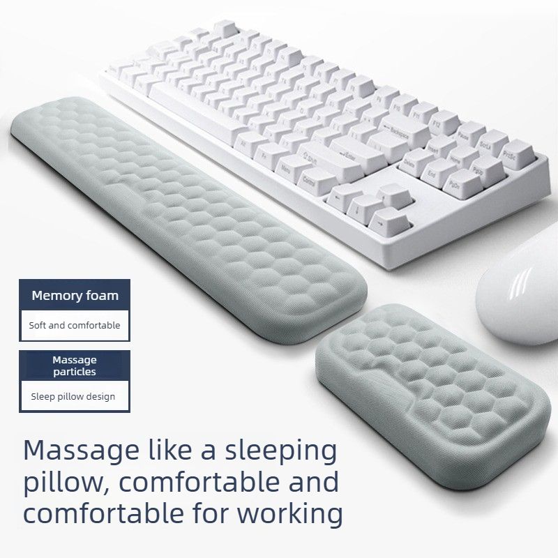 Memory Foam Mouse Pad with Wrist Rest V1265-DZSB-07