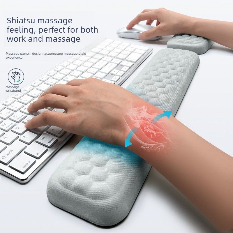 Memory Foam Mouse Pad with Wrist Rest V1265-DZSB-07