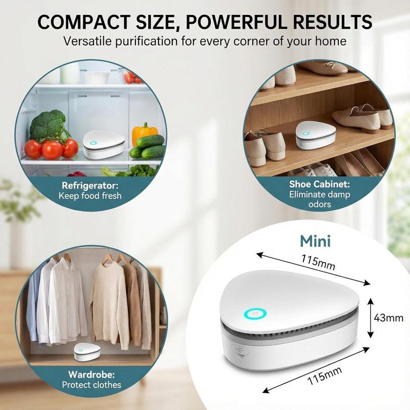Triangular Ozone Sterilizer / Odor Eliminator V1265-JD-10