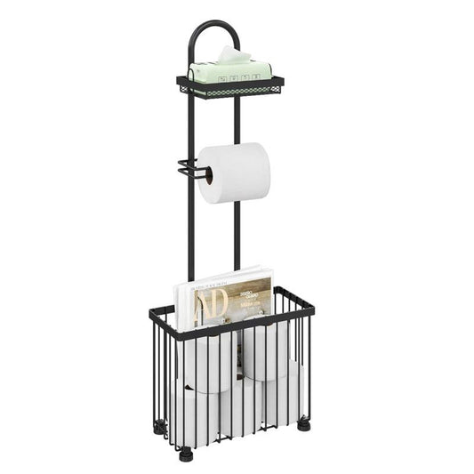 Bathroom Tissue Holder - Wall-Mounted Storage Rack for Home V1265-JJ-01