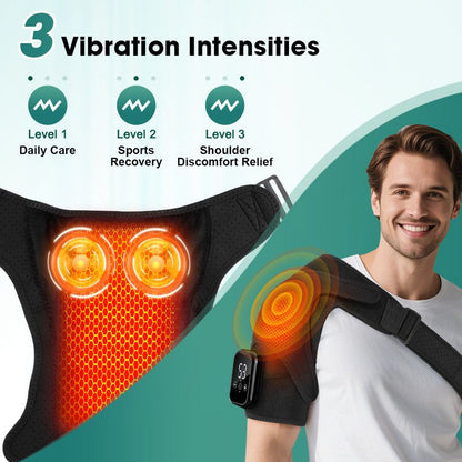 Electric Heating Massage Therapy Device for Knees and Shoulders V1265-JK-01