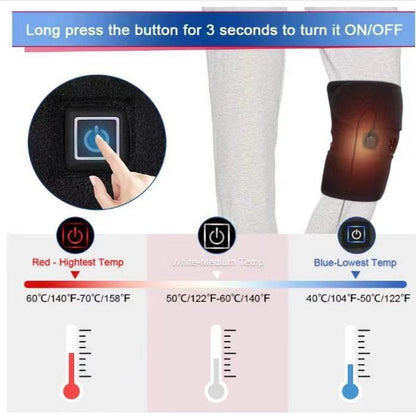 Heated Knee Massager for Warmth and Relief - Unisex V1265-JK-05