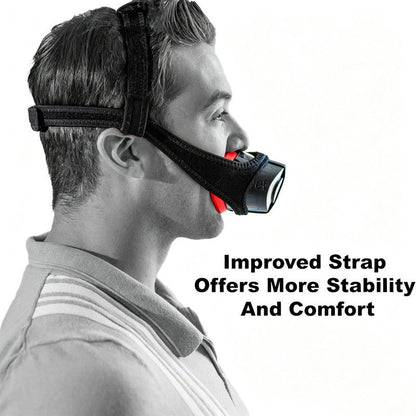 Vocal Stress Relief Mouth Training Device with Adjustable Head Strap, Voice Projection Jaw Posture Corrector, Speech Singing Vocal Training Aid