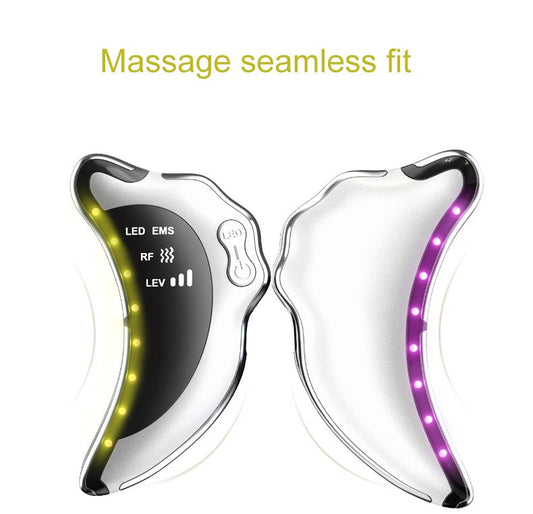 <p>EMS Microcurrent Facial Device with RF Radio Frequency, 5 Light Therapy, Thermal Heating &amp; Ionic V1265-ME-S2008
