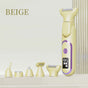 Digital Display Type-C Multi-Functional Electric Hair Remover for Women - Yellow V1265-MR-13