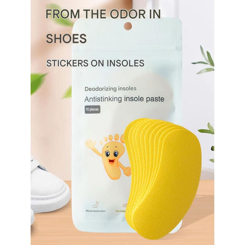 Portable Disposable Foot Odor Remover Shoe Insoles / Deodorant Shoe Patches V1265-MR-15