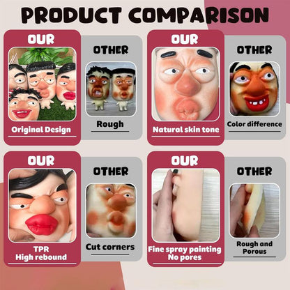 2-in-1 Adult Stress Relief Pop Toy, Refillable Pimple Popping Squishy, Reusable Eco-Friendly Silicone Sensory V1265-NSPS-05