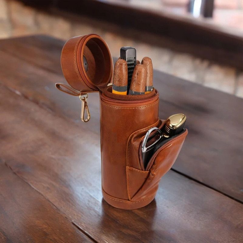 New Creative Men's Retro Handmade Cigar Case V1265-NSSS-01