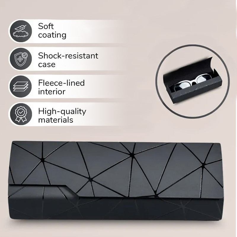 Premium Eyeglass Case - Retro Japanese Style - Sunglass Storage - Fashionable Geometric Pattern - Stylish V1265-PH027-HEI