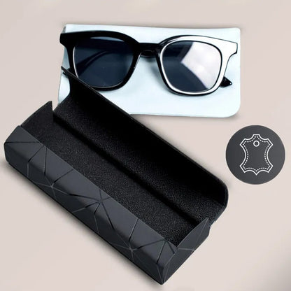 Premium Eyeglass Case - Retro Japanese Style - Sunglass Storage - Fashionable Geometric Pattern - Stylish V1265-PH027-HEI