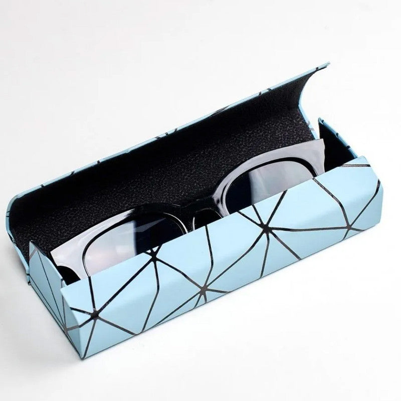 Premium Eyeglass Case - Retro Japanese Style - Sunglass Storage - Fashionable Geometric Pattern - Stylish V1265-PH027-LAN
