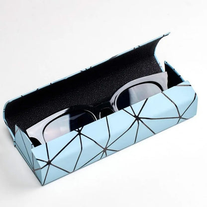 Premium Eyeglass Case - Retro Japanese Style - Sunglass Storage - Fashionable Geometric Pattern - Stylish V1265-PH027-LAN