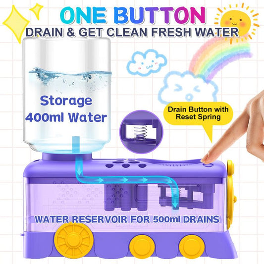 Automatic Water Change Brush Cleaner Cup V1265-RT-01