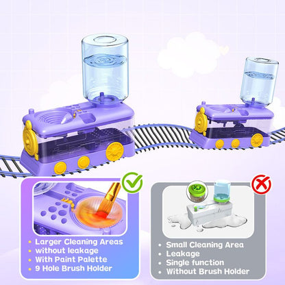 Automatic Water Change Brush Cleaner Cup V1265-RT-01