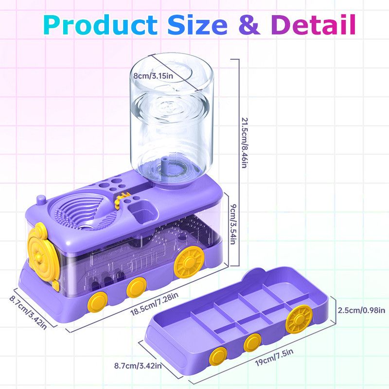 Automatic Water Change Brush Cleaner Cup V1265-RT-01